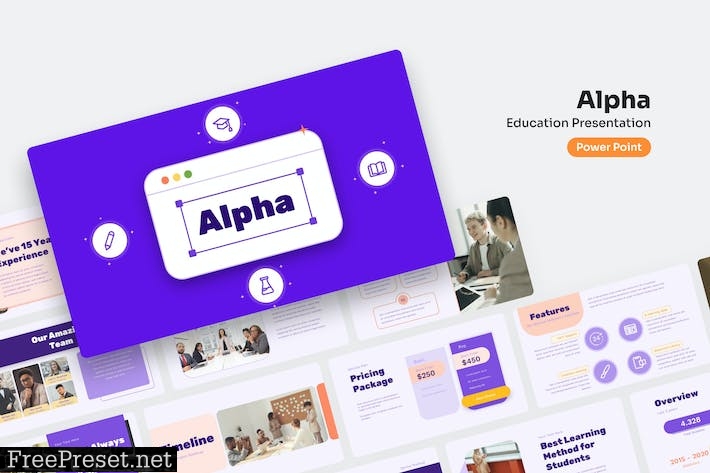 Alpha - Education PowerPoint Presentation NHLJZFR