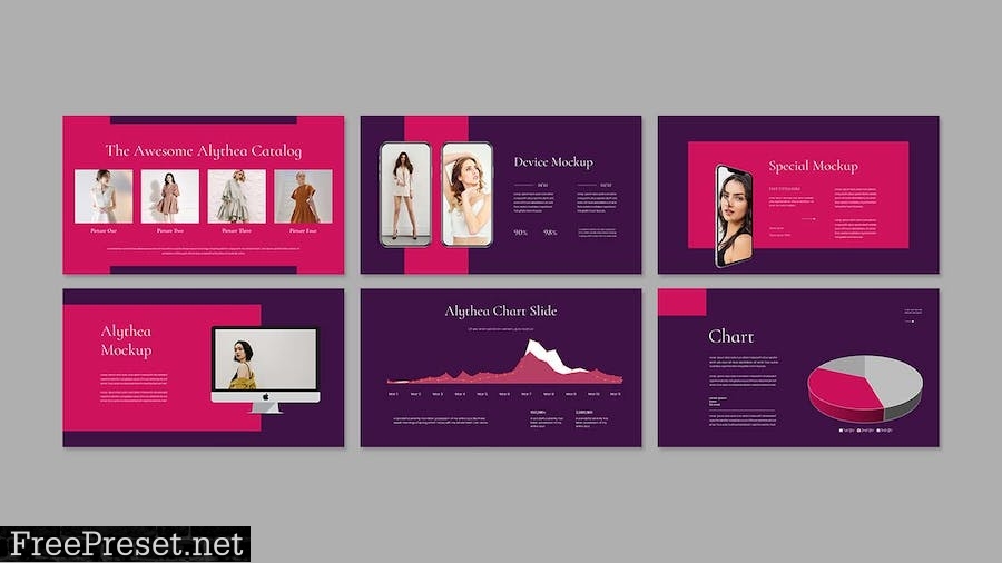 Alythea - Presentation PowerPoint Template 34P6SS7