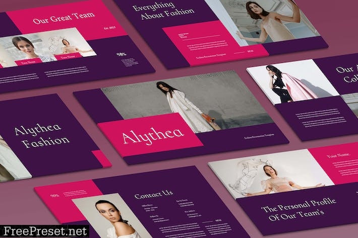 Alythea - Presentation PowerPoint Template 34P6SS7