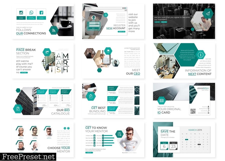 Amarish - Powerpoint Template BHM9ND