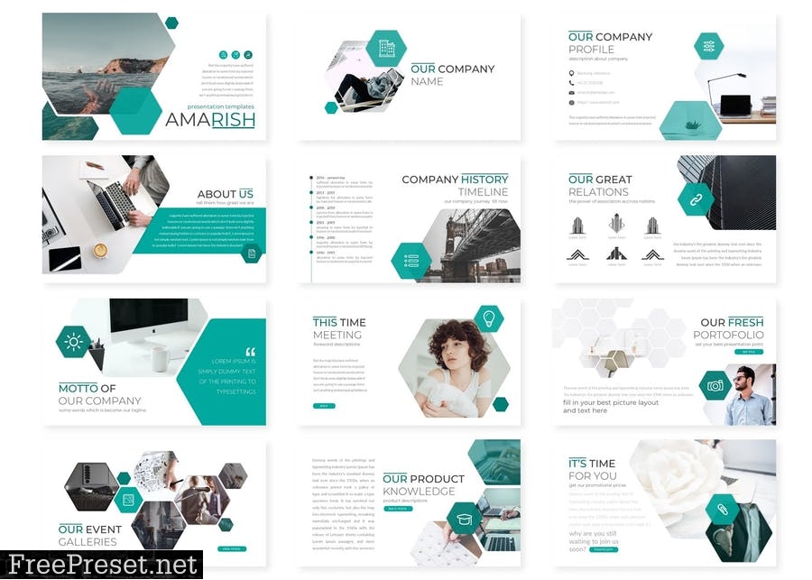 Amarish - Powerpoint Template BHM9ND