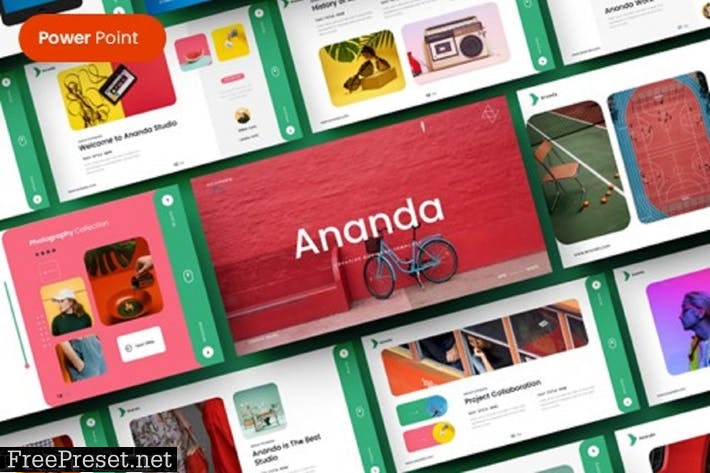 Ananda – Business PowerPoint Template 3XUT87Q