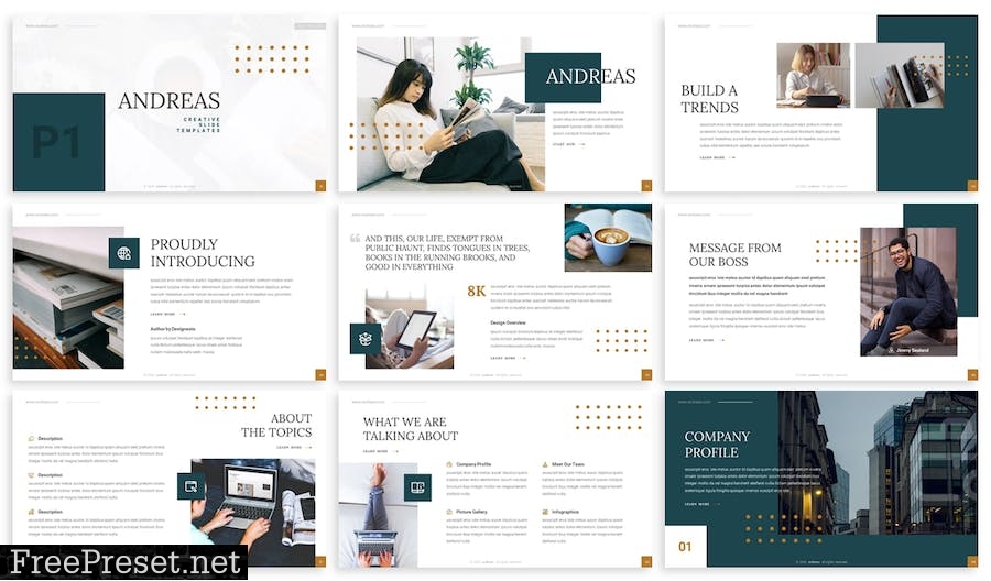 Andreas - Creative Prensentation Template Y8TR4SF