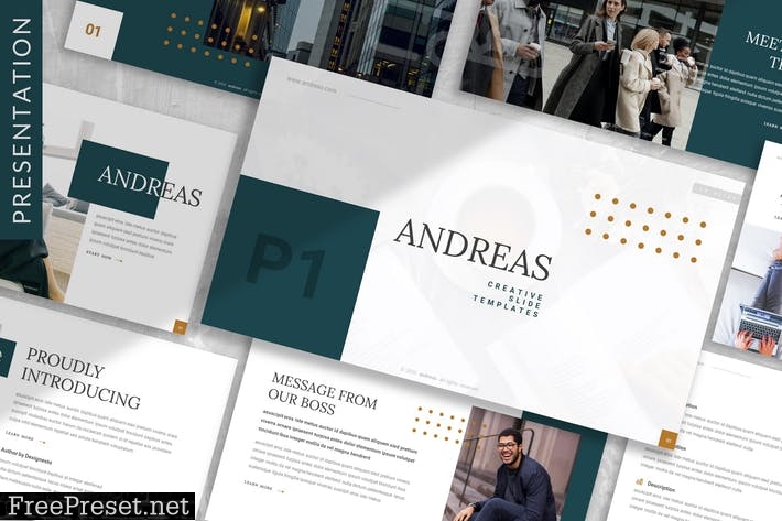 Andreas - Creative Prensentation Template Y8TR4SF