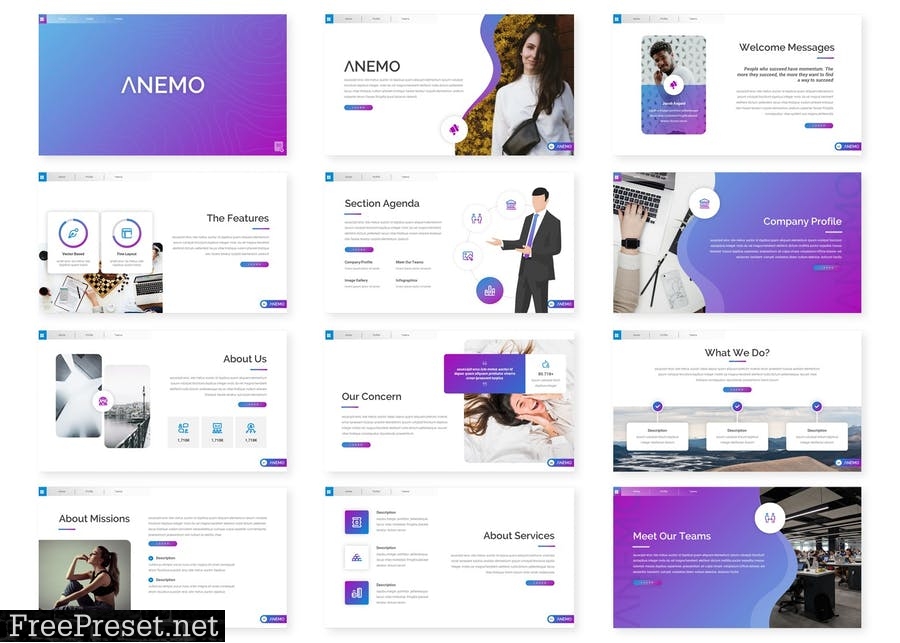 Anemo - Presentation Template 9P64ERH