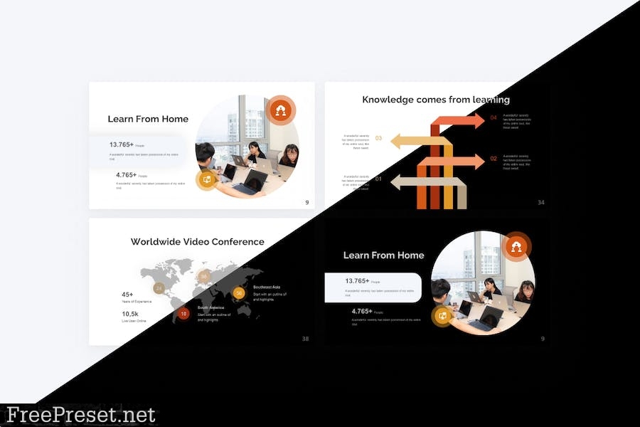 Appendices Brown Modern Education PowerPoint 7U6LE9P