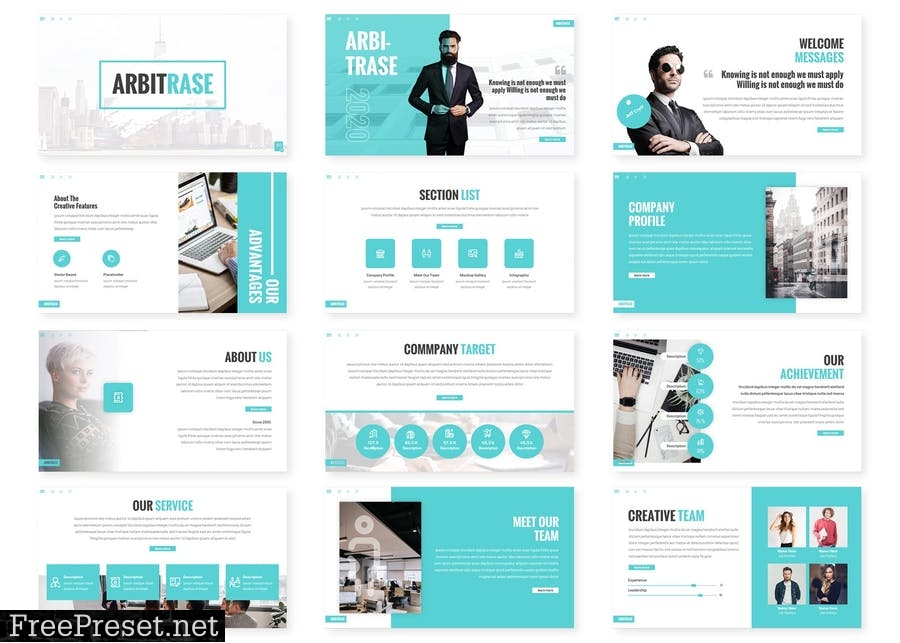 Arbitrase - Presentation Template LHQ3MPV