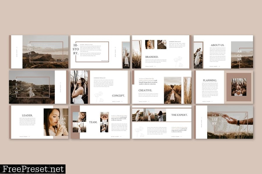 Arcana - Presentation Template 836LJK8