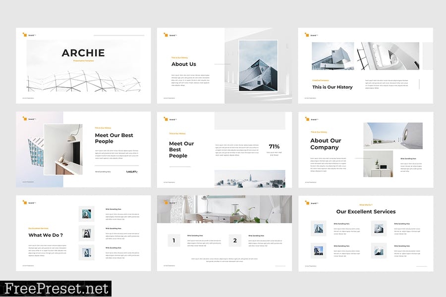 Archie - Architecture Presentation Template LLLR6EW