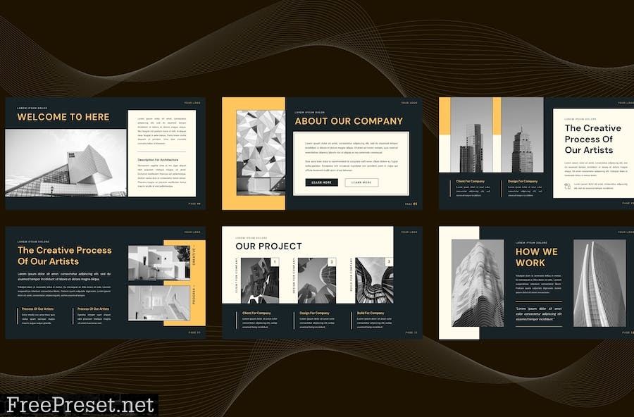 Architecture Presentation Template - Powerpoint 2YXUP3U