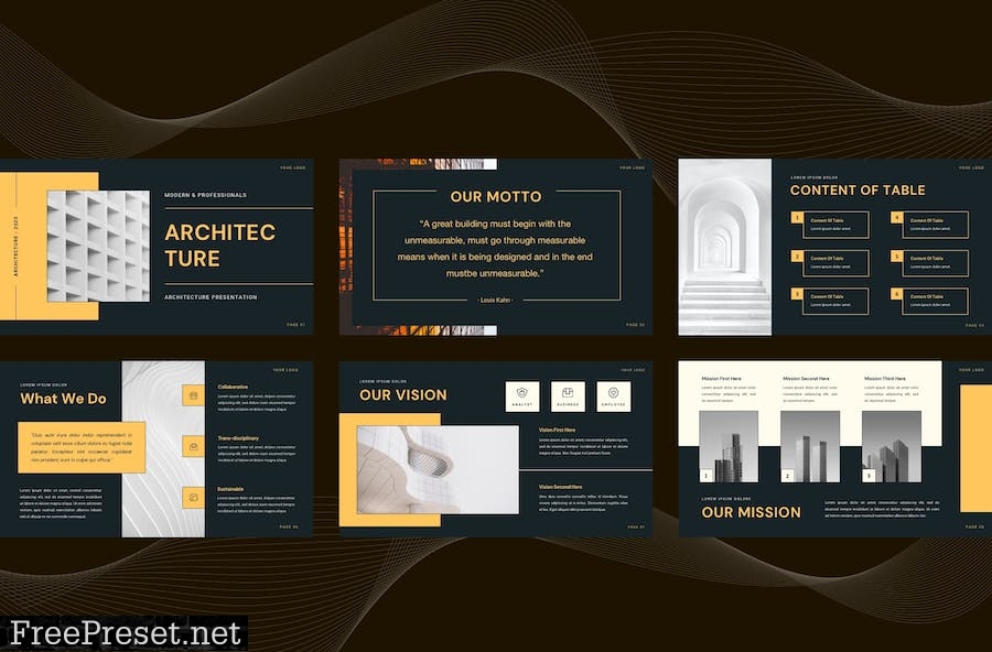 Architecture Presentation Template - Powerpoint 2YXUP3U