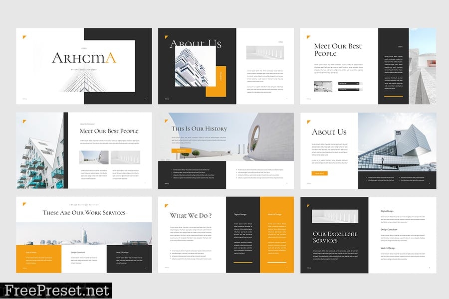 Arhcma - Architecture Presentation Template WMWLX9Y