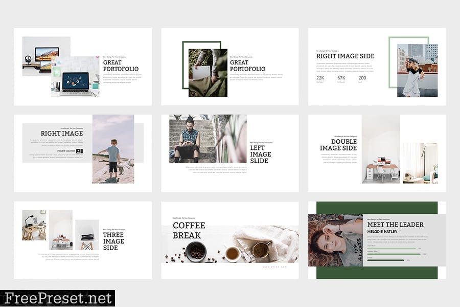 Arigo : Fashion Powerpoint Template T3KLEW