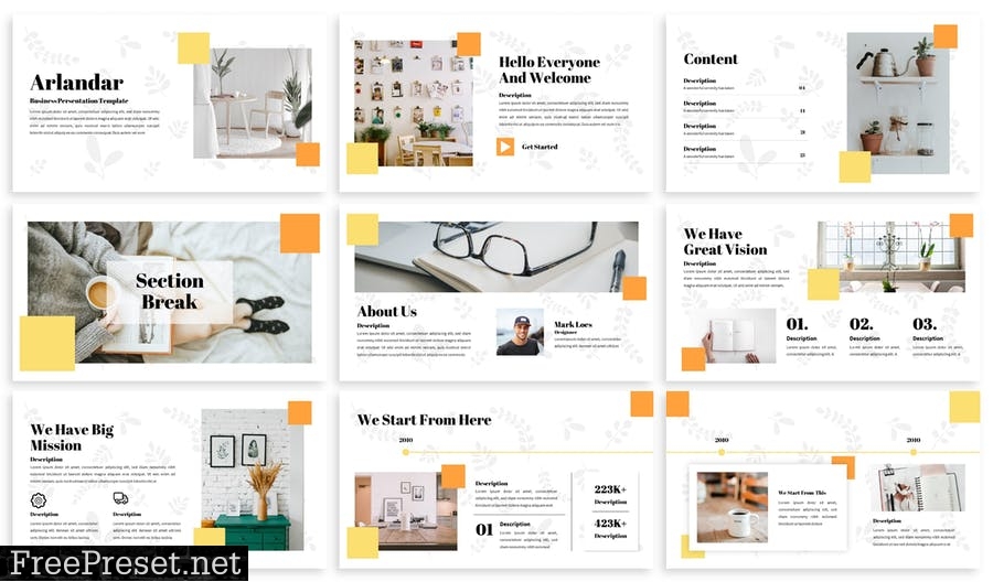 Arlandar - Business Powerpoint Template 8WHDBC9