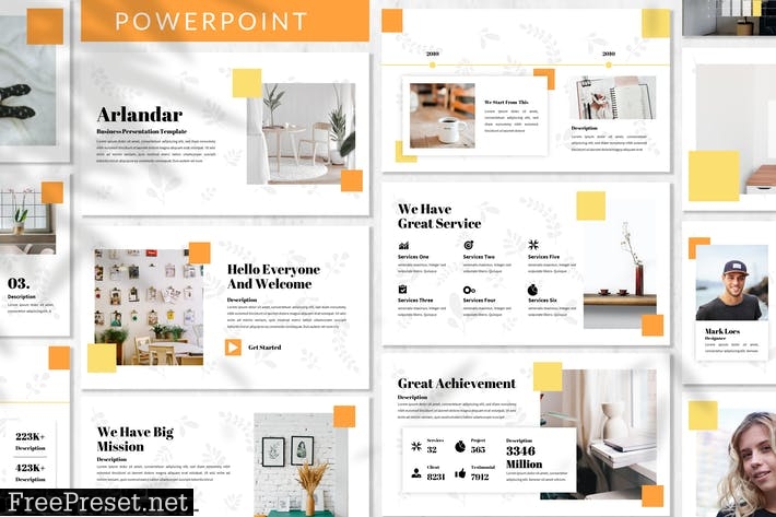 Arlandar - Business Powerpoint Template 8WHDBC9