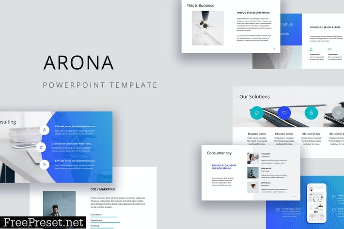 ARONA - Powerpoint Presentation Template LDSEVE