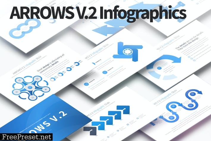 ARROWS V.2 - PowerPoint Infographics Slides ZVLS6F