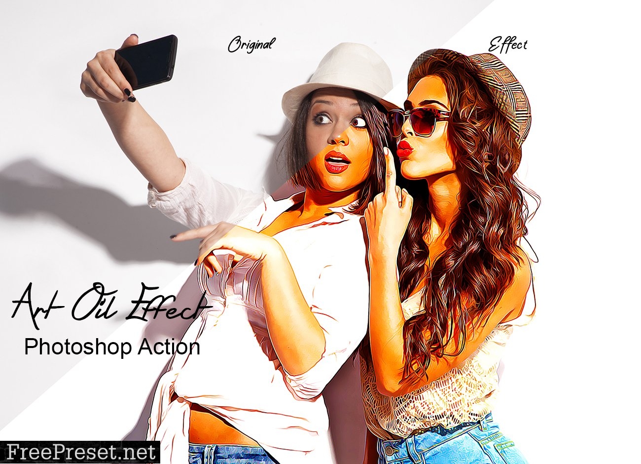 Art Oil Effect Photoshop Action 7401000