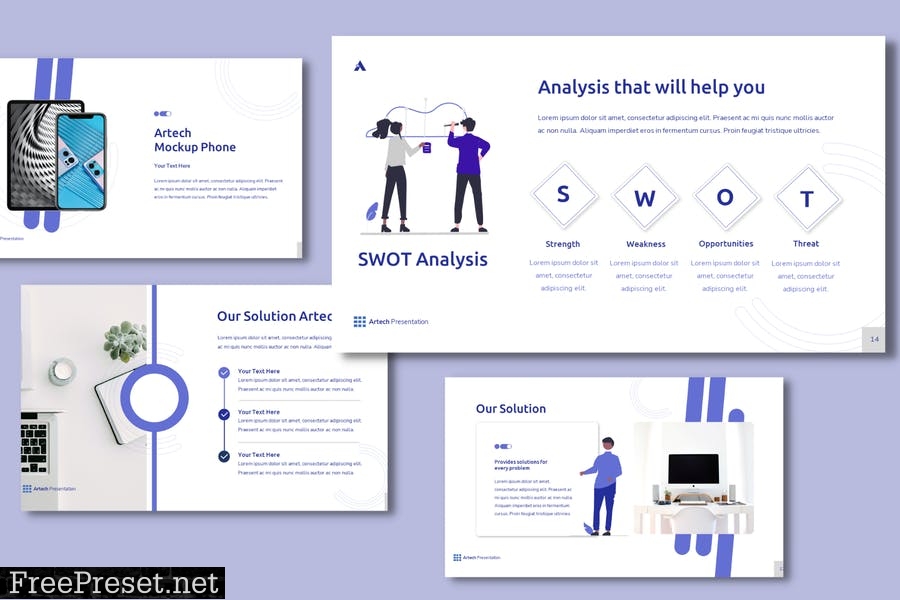 Artech Google Slide Business Proposal Presentation LSZYRYJ