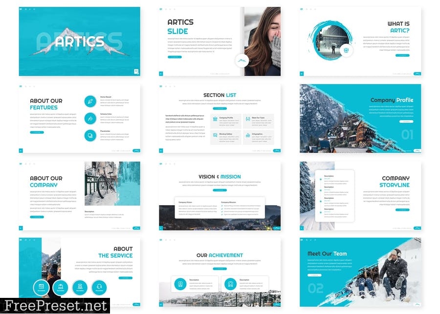 Artics - Presentation Template BX5XNEV