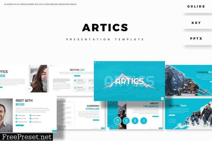 Artics - Presentation Template BX5XNEV