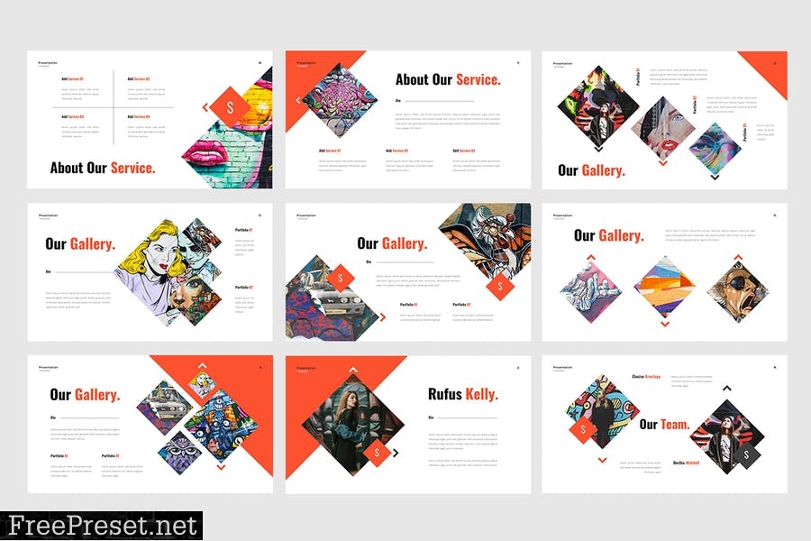 Artify - Art Exhibition Presentation Template DLEPA2L