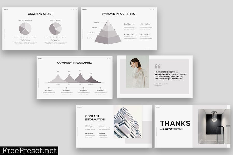 Artlitis - Minimalism Powerpoint CST66X6