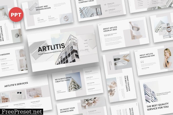 Artlitis - Minimalism Powerpoint CST66X6