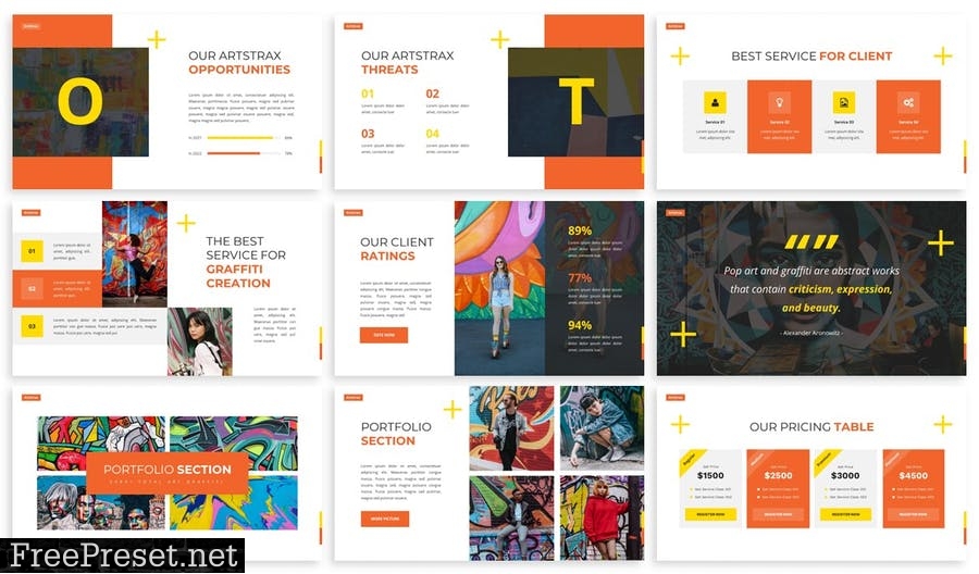 Artstrax - Powerpoint Presentation Template 4Z88ZK4