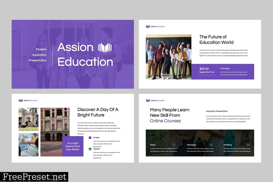 ASSION - Education Powerpoint Template T3XKRYJ