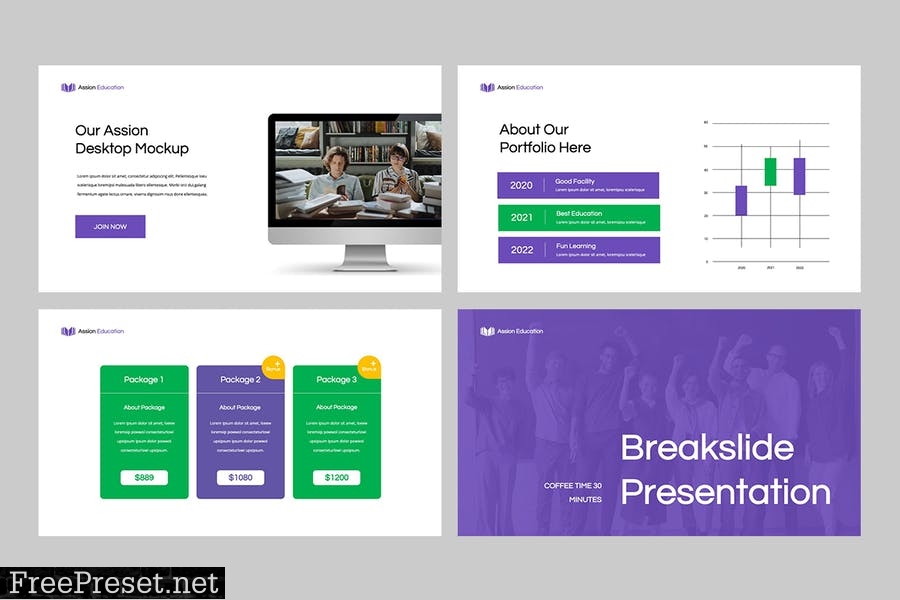 ASSION - Education Powerpoint Template T3XKRYJ