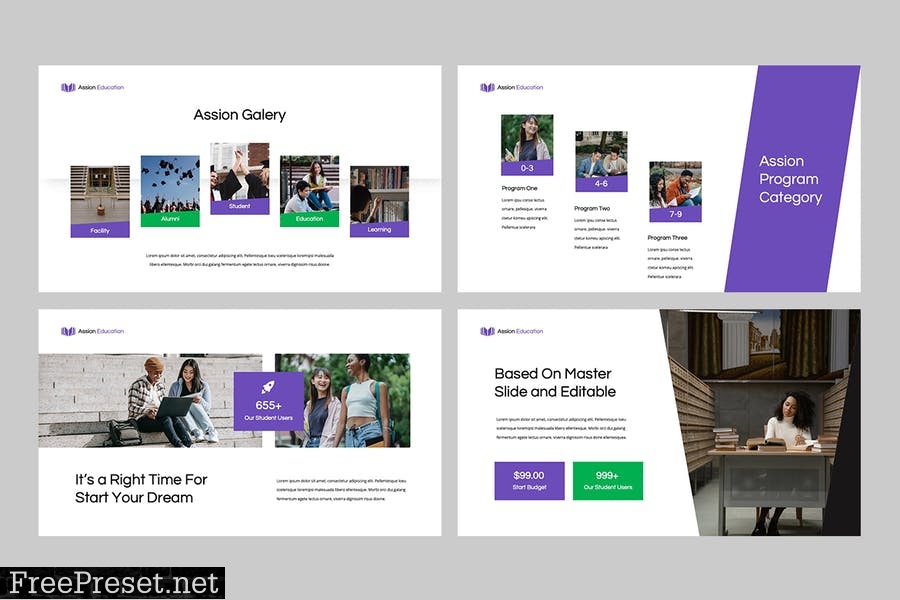 ASSION - Education Powerpoint Template T3XKRYJ