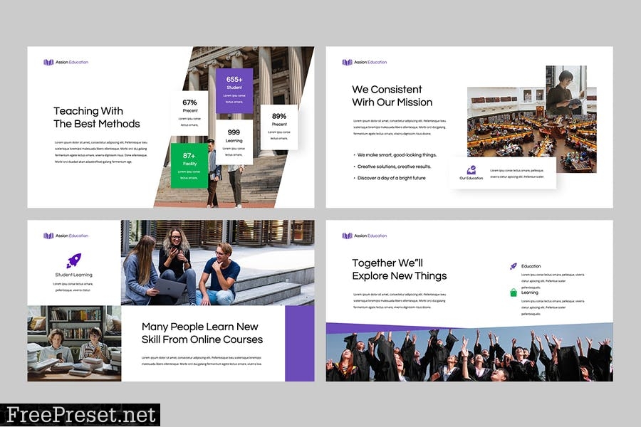 ASSION - Education Powerpoint Template T3XKRYJ