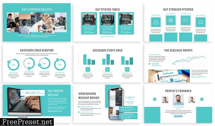 Assistant - Business Template Prensentation Z967XND