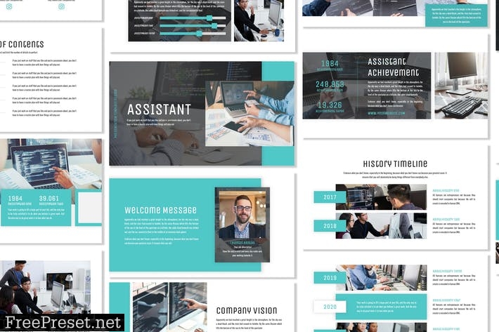 Assistant - Business Template Prensentation Z967XND