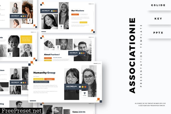 Associationie - Presentation Template F6LH8ZS