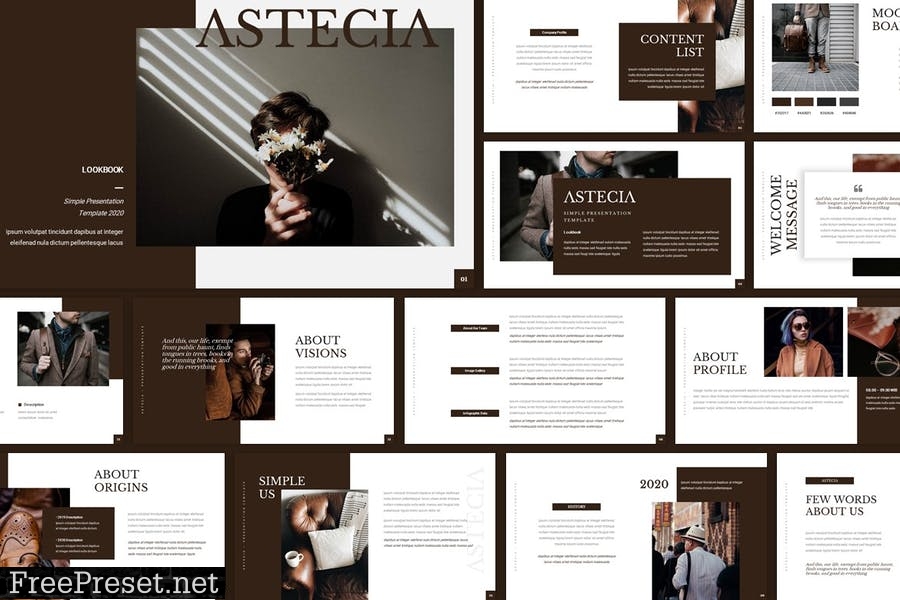 Astecia - Presentation Template DZ3W7ZF