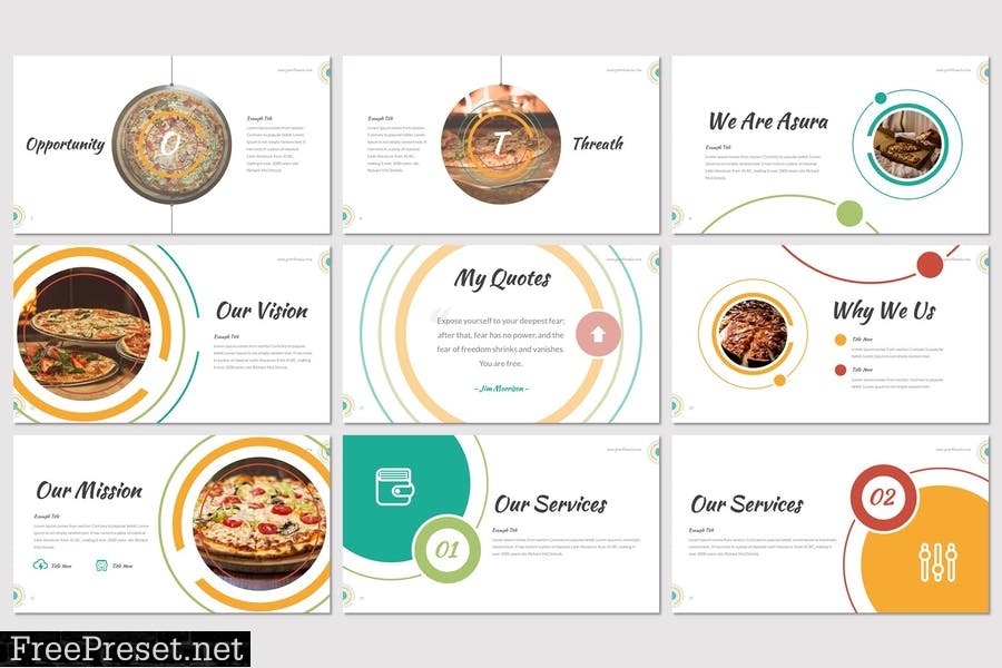 Asura - Food Presentation Template 9JMRDPU