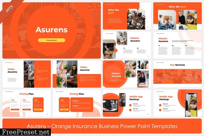 Asurens - Orange Insurance Business Powerpoint FS6D2NG