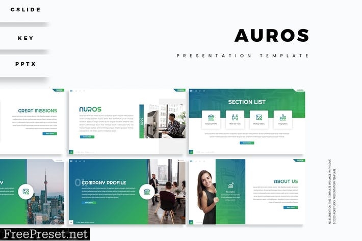 Auros - Presentation Template 4V7SL5G