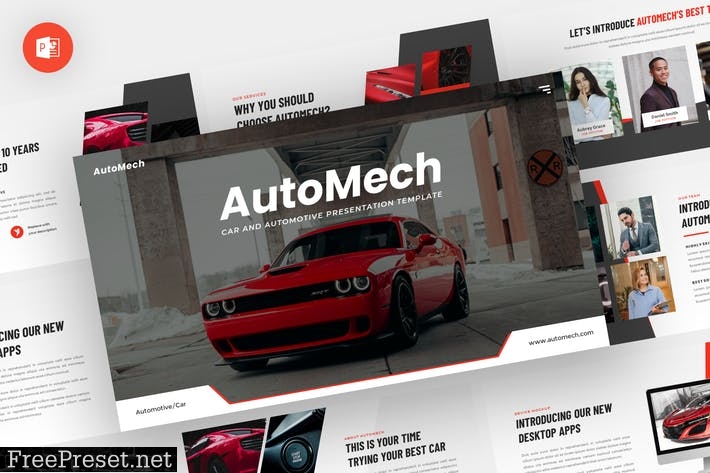 Automech - Automotive Powerpoint Template YQC5LJ8