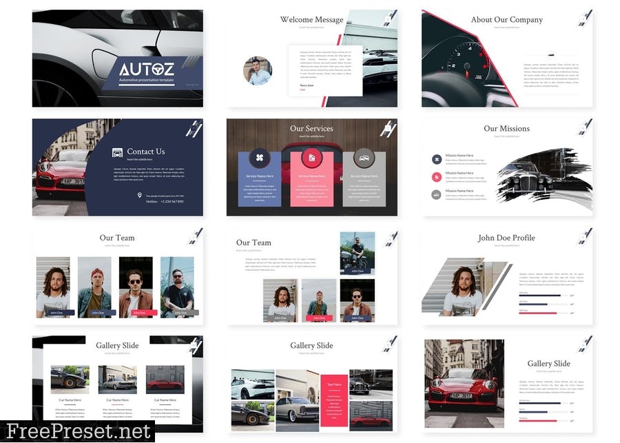 Autoz - Powerpoint Template QFDHK2