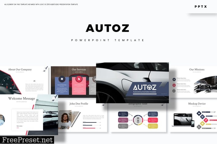 Autoz - Powerpoint Template QFDHK2