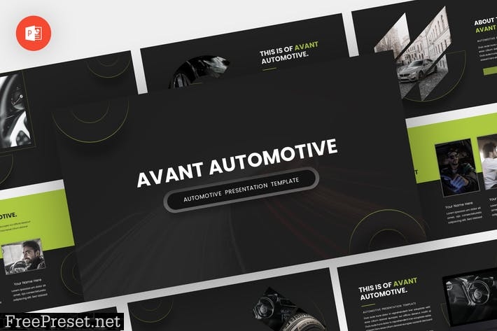 Avant - Automotive Powerpoint Template WSKNN8Z