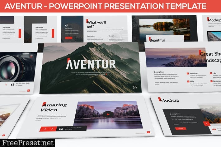 Aventur - Powerpoint Presentation Template 37YYA6