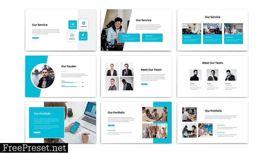 AVION - Powerpoint Template VMGC2NW