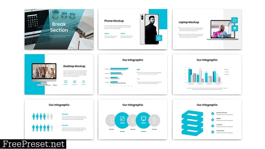 AVION - Powerpoint Template VMGC2NW