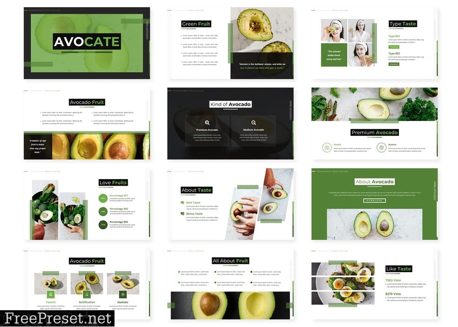 Avocate - Presentation Template SYCWS7K