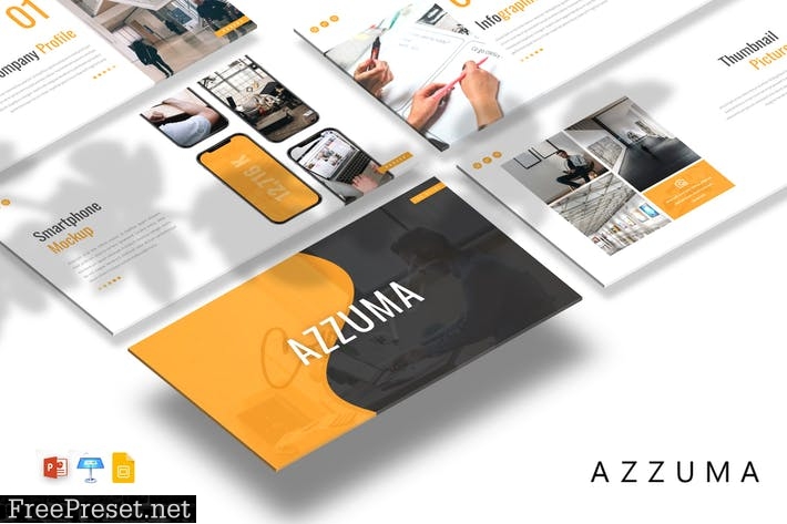 Azzuma - Business Presentation Template 5WRFHZL