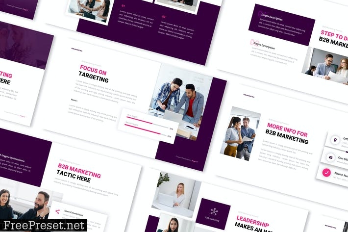 B2B Marketing Powerpoint Presentation Template LNRUFMW